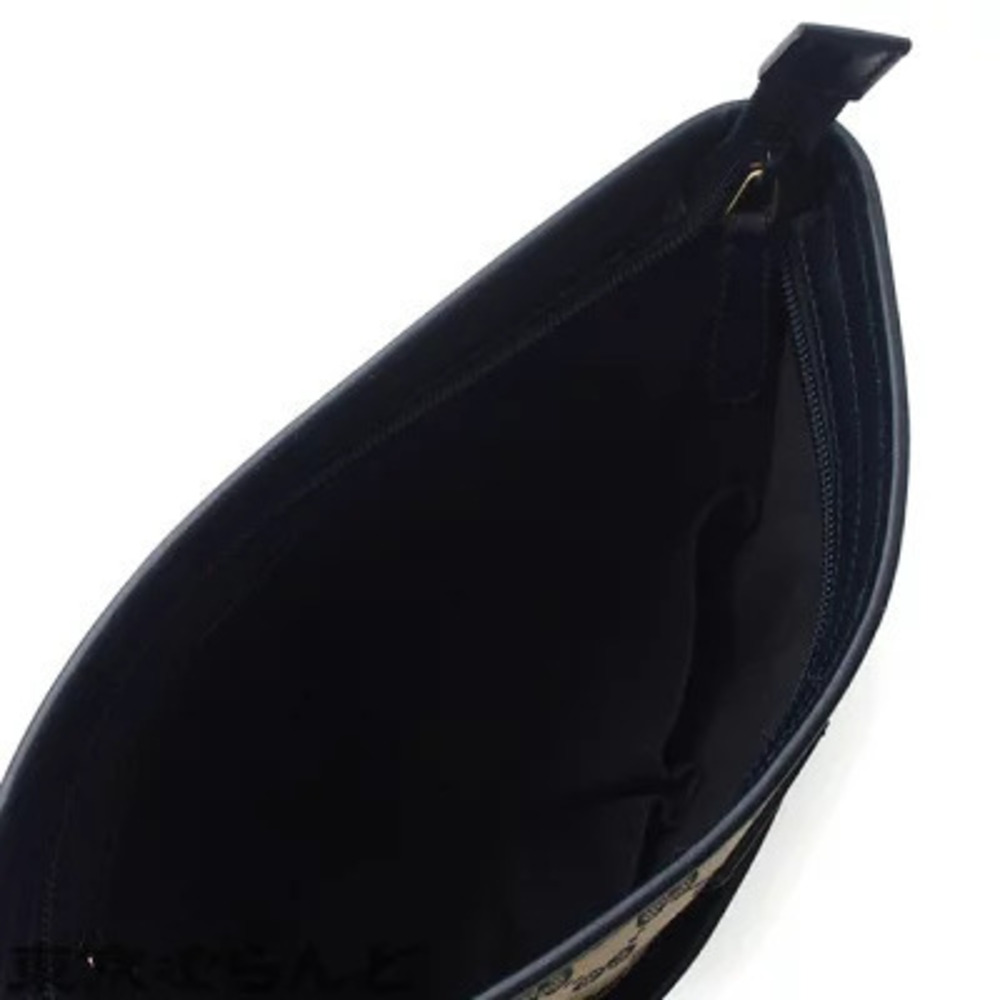 Gucci GG Sherry Shoulder Bag Canvas Navy Blue Red - Picture 5 of 9